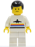 LEGO air012 Airport - Classic, White Legs, Black Male Hair