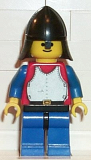 LEGO cas198 Breastplate - Red with Blue Arms, Blue Legs with Black Hips, Black Neck-Protector