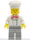 LEGO chef004 Chef - Light Gray Legs, Standard Grin