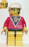 LEGO div012 Divers - Control 2, Yellow Legs with Black Hips, White Cap