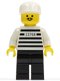 LEGO jail003 Police - Jailbreak Joe, Black Legs with White Cap