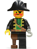 LEGO pi002 Captain Red Beard with Pirate Hat