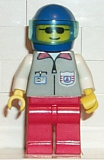 LEGO res004 Coast Guard 1 - Red Legs, Blue Helmet, Trans-Light Blue Visor