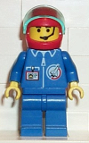 LEGO splc005 Launch Command - Crew, Red Helmet, Trans-Light Blue Visor