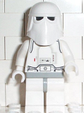 LEGO sw101 Snowtrooper, Light Gray Hips, White Hands